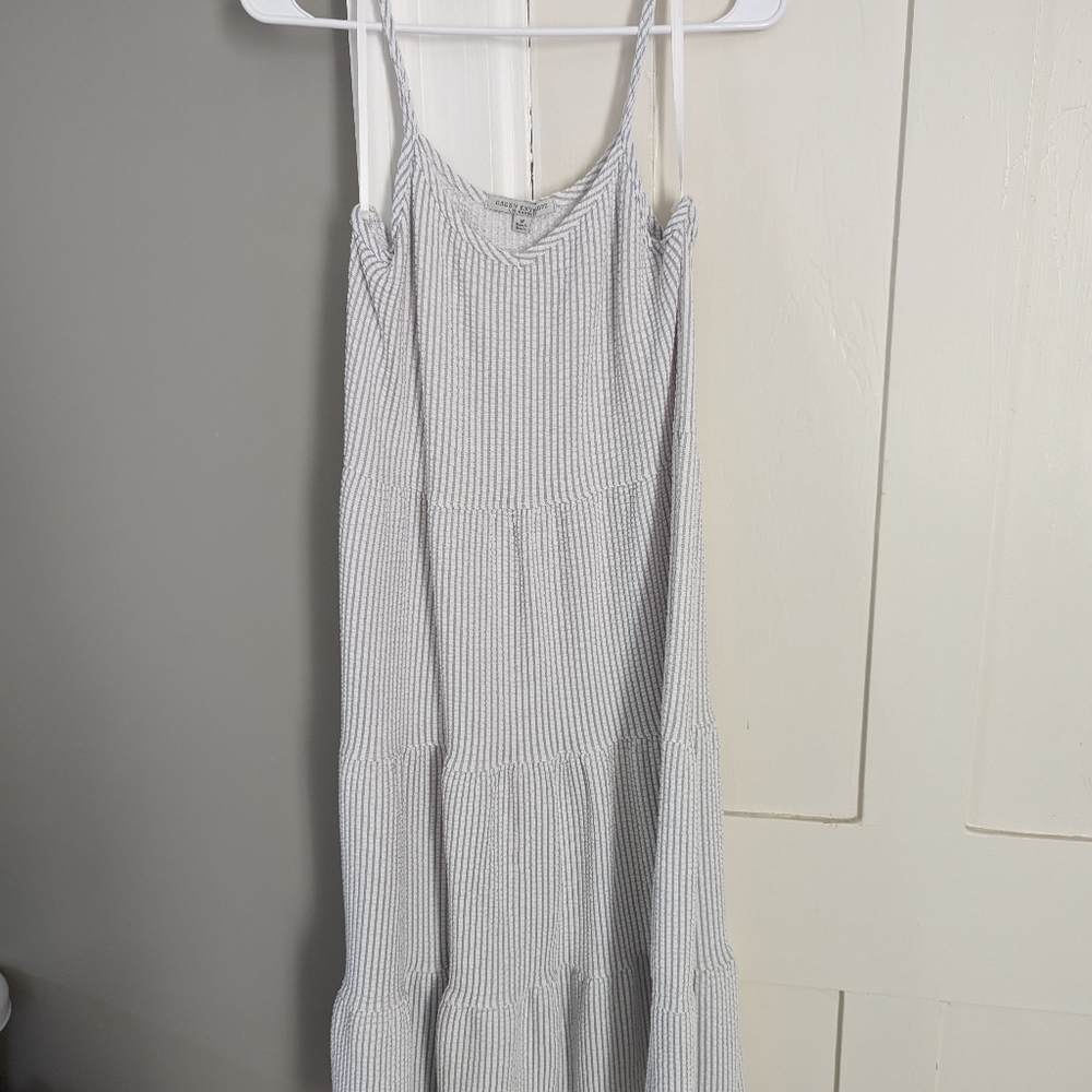 Seer Sucker cotton stretch dress